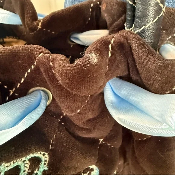 Custom Vintage Juicy Couture Brown and Blue Once Upon a Time Daydreamer - Picture 9 of 15